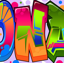 Graffiti Font - Cluster